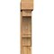 Ekena Millwork Balboa Block Rough Sawn Bracket w/ Offset Brace, Western Red Cedar, 8"W x 28"D x 36"H BKT0806X28X36BOA05RWR - alternate 4